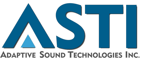 ASTI Logo Shadow Transparent Adaptive Sound Technologies Inc.